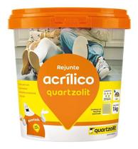 Rejunte Acrílico Pronto Para Uso Quartzolit Cinza Ártico 1kg