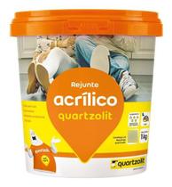 Rejunte Acrílico Pronto Para Uso Quartzolit Cor Kraft 1 Kg