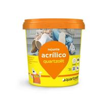 Rejunte Acrílico Quartzolit 1kg Cinza Outono