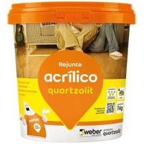 Rejunte acrilico quartzolit - branco 1kg