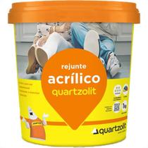 Rejunte Acrilico Quartzolit Cinza Platina 1Kg