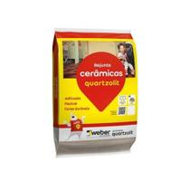 Rejunte ceramica 1kg branco quartzolit