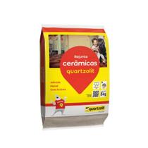 Rejunte ceramica 5kg branco quartzolit