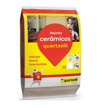 Rejunte de Piso Ceramica Flexível Marrom Cafe 1kg Quartzolit
