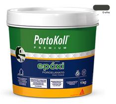 Rejunte Epóxi Porcelanato - Portokoll - 1kg Grafite