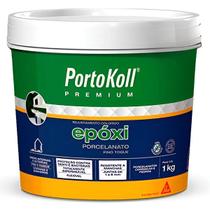 Rejunte Epoxi Porcelanato Portokoll 1KG Preto Intenso