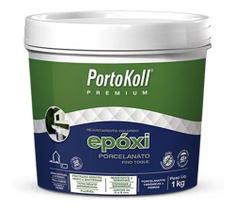 Rejunte Epóxi Porcelanato - Portokoll - 1kg Preto Intenso