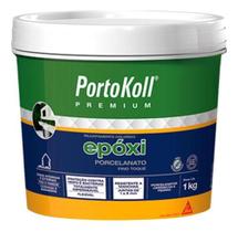 Rejunte Epóxi Porcelanato - Portokoll - 1kg Preto Intenso