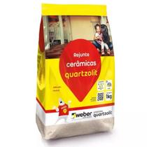 Rejunte Flexível Marrom Café 1kg - Quartzolit