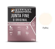 Rejunte Junta Fine Ceramfix Palha 1kg