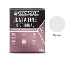 Rejunte Junta Fine Ceramfix Platina 1kg