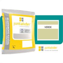 Rejunte Juntalider 4 Pacotes Com 1Kg Verde