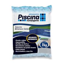 Rejunte Piscina Impermeável Cor Branco Gelo