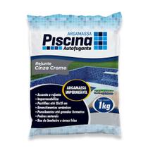 Rejunte Piscina Impermeável Cor Cinza Cromo