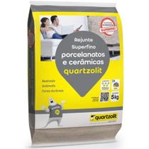 Rejunte porcel 5kg preto grafite quartzolit