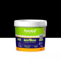 Rejunte Portokoll Acrílico 1kg Preto Intenso