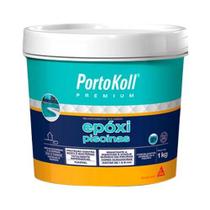 Rejunte Portokoll Epóxi para Piscina Cor Azul Cobalto Brilhante Impermeável Porcelanato Cerâmica Pedra 1kg