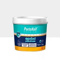 Rejunte Portokoll Epóxi Piscina 1kg Branco