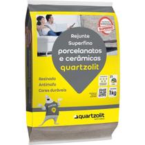Rejunte Quartzolit 1 Kg Cinza Ártico Para Cerâmicas Porcelanatos E Granitos Rejunte Quartzolit 1 Kg Cinza Ártico Para Cerâmicas Porcelanatos E Granitos