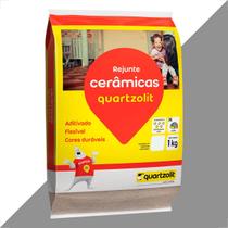 Rejunte quartzolit 1kg cinza artico flexivel