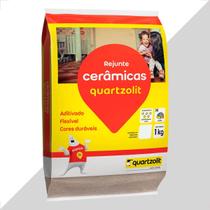 Rejunte quartzolit 1kg cinza platina flexivel Rejunte quartzolit 1kg cinza platina flexivel