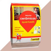Rejunte quartzolit 1kg marrom tabaco flexivel