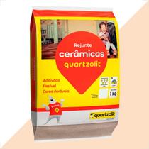 Rejunte quartzolit 1kg palha flexivel