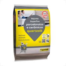 Rejunte quartzolit 1kg porcelanato branco