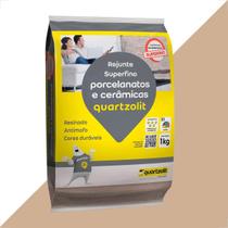 Rejunte quartzolit 1kg porcelanato cortiça