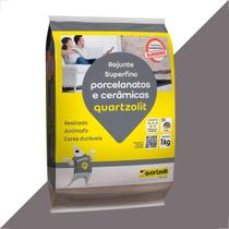 Rejunte quartzolit 1kg porcelanato preto grafite