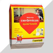Rejunte quartzolit 5kg cinza platina flexivel