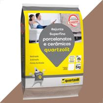 Rejunte quartzolit 5kg porcelanato argila