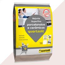 Rejunte quartzolit 5kg porcelanato palha