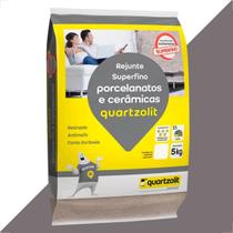 Rejunte quartzolit 5kg porcelanato preto grafite