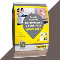 Rejunte quartzolit 5kg porcelanato preto onix