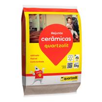 Rejunte Quartzolit Bege 5kg Flexível Para Cerâmica Rejunte Quartzolit Bege 5kg Flexível Para Cerâmica