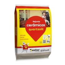 Rejunte Quartzolit Cinza Ártico 5kg Flexível Para Cerâmica Rejunte Quartzolit Cinza Ártico 5kg Flexível Para Cerâmica