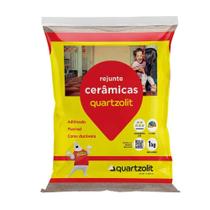 Rejunte Quartzolit Cinza Outono 1kg Flexível Para Cerâmica Rejunte Quartzolit Cinza Outono 1kg Flexível Para Cerâmica