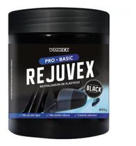 Rejuvex Black Revitalizador De Plástico Externos Borrachas 400g Vonixx Renova Brilho Resiste Água