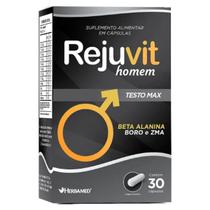 Rejuvit Homem Test Max Beta Alanina Boro ZMA 30 Capsulas Herbamed