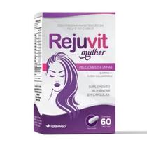 Rejuvit Mulher Pele, Cabelos e Unhas 400mg Herbamed 60 Cápsulas Rejuvit Mulher Pele, Cabelos e Unhas 400mg Herbamed 60 Cápsulas