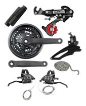 Relação Bicicleta 21v Câmbios + Rapid Fir Pedivela Corrente