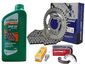 Relação, Oleo 20w50, Vela, Lona Freio Fan 125 2009 Á 2013 Relação, Oleo 20w50, Vela, Lona Freio Fan 125 2009 Á 2013