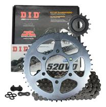 Relação Premium Did Jt 520 V0 114 Elos 46/15 Kawasaki Er6N 09/17 Er6F Ninja 06/17 Z 650 18/24 Versys 650 2010 até 2025