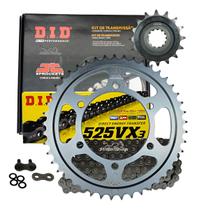 Relação Premium Did Jt 525 Vx3 110 45/16 Yamaha Mt 09 2013 até 2024 Mt 09 Tracer 2016 até 2018