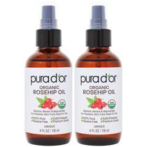 Relaxante capilar PURA D'OR ORGANIC Óleo de semente de rosa mosqueta 240mL x2
