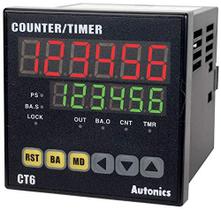Relé Autonics CT6M-2P4 Contador Temporizador LED 6 Dígitos 100-240V Relé Autonics CT6M-2P4 Contador Temporizador LED 6 Dígitos 100-240V