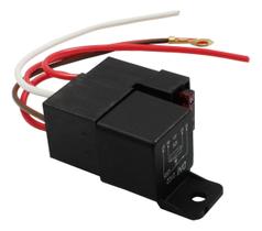 Rele Auxiliar 12v 40a Com Soquete Universal 4 Term Dni0110