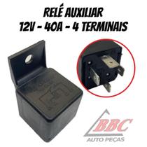 Rele auxiliar 12v 40amp 4 terminais Rele auxiliar 12v 40amp 4 terminais