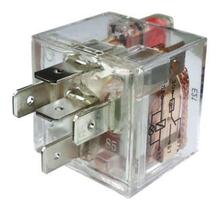 Relé Auxiliar 5 Term C/fusível C/led 40/30a 12v Universal Relé Auxiliar 5 Term C/fusível C/led 40/30a 12v Universal